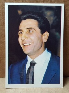 Vintage German Music Star Trading Card - #121 Gilbert Becaud F/VF