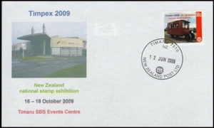 NEW ZEALAND TIMPEX 2009 RAILCAR FDC ISSUED 12 JUNE 2009 (ID:71/828/077) - Picture 1 of 1