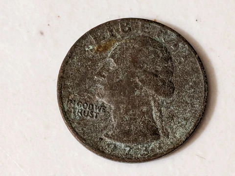 1973 ERROR Quarter Improperly Annealed BLACK BEAUTY Circulated Uncertified Cover
