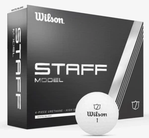 Wilson Staff Model Golf Balls, White, 12 Pack - Picture 1 of 3