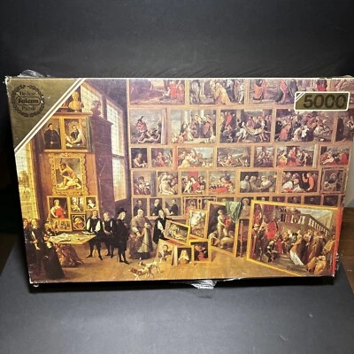 Falcon Archduke Leopold Wilhelm's Studio 5000 Piece Jigsaw Original SEALED RARE - Image 1 of 4