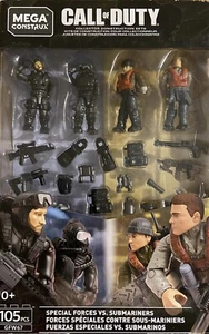 Mega Construx Call Of Duty- SPECIAL FORCES vs SUBMARINERS 105pc Factory Sealed - Picture 1 of 2