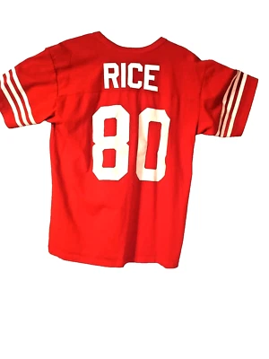 Camiseta De Colección San Francisco Jerry Rice NFL 49ers Rawlings Adulto M/L Foto 1 de 4