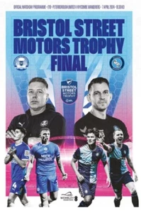 * 2024 EFL TROPHY FINAL  PETERBOROUGH v WYCOMBE - OFFICIAL PROGRAMME PRE-ORDER * - Picture 1 of 1