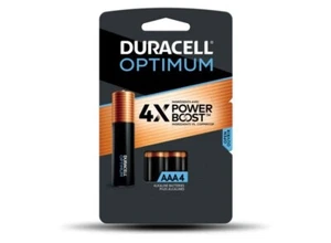 Duracell Optimum AAA, Batteries Alkaline Battery 4X POWER BOOST, 4 Pack - Picture 1 of 1