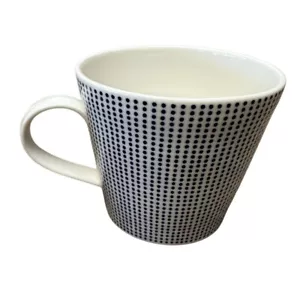 Royal Doulton Pacific Blue Dots Coffee Mug Dishwasher Safe EUC - Picture 1 of 4