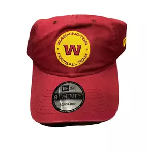 Nuevo con etiquetas Nuevo Washington Commanders New Era 9Twenty Logotipo Sombrero Ajustable - Imagen 1 de 2
