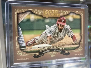 2012 Topps Gypsy Queen Sliding Stars #SS-JRO Jimmy Rollins Philadelphia Phillies - Picture 1 of 2