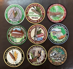 Pennsylvania’s Ned Smith Center Assortment Of Patches (9) - Picture 1 of 1