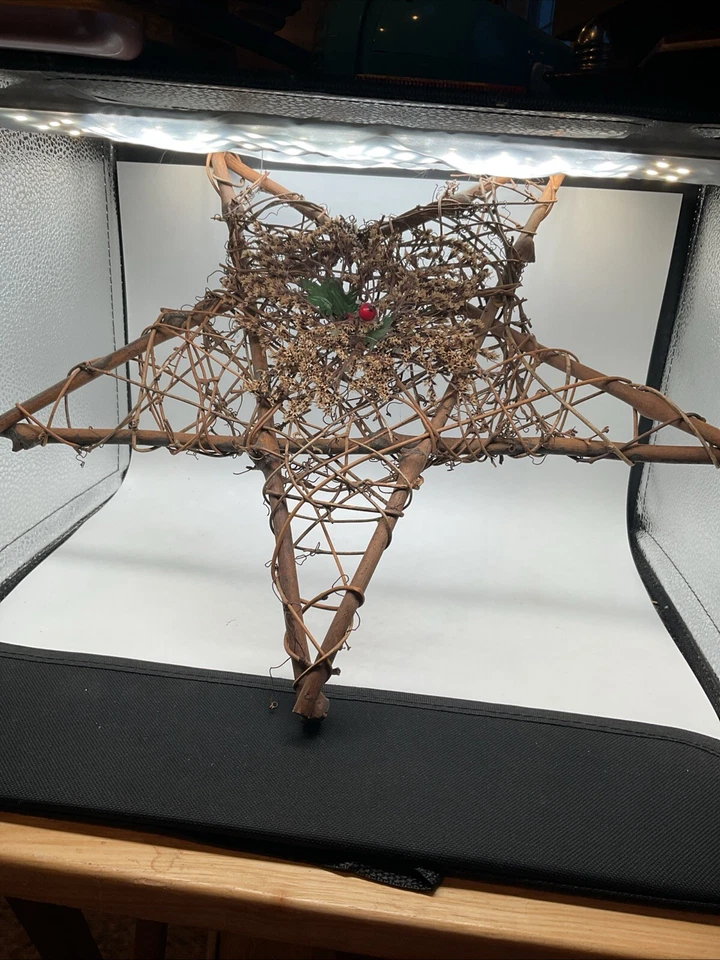 Primitive Stick Star - 15” Grapevine & Twig Star - Image 1 of 4