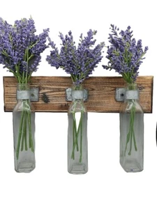 Rustic Glass Jar Well Decor Distressed Finish. - Picture 1 of 3