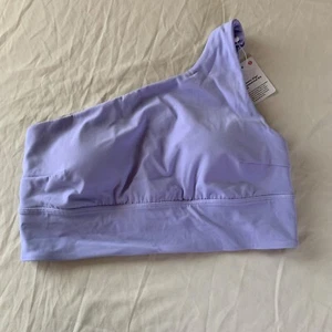 Lululemon Sports Bra Womens 12 Purple Align Asymmetrical One Shoulder C/D Cup - Picture 1 of 7