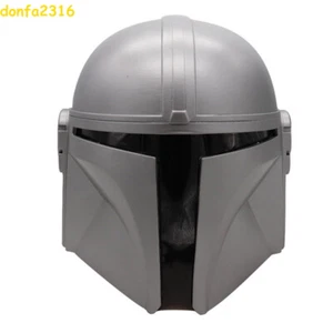 Movie Star Wars The Mandalorian Cosplay Helmet Mask Props Full Face Gifts PVC - Picture 1 of 7