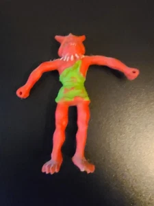 VINTAGE 1982 ARCO OTHER WORLD ACTION FIGURE BENDABLE ZENDO KING MOGS RED MONSTER - Picture 1 of 2