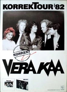 VERA KAA - 1982 - Plakat - In Concert - Korrekt Tour - Poster - Picture 1 of 1