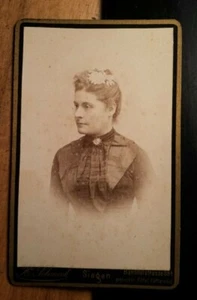 junge Frau - ca. 1880er Jahre CDV H. Schmeck Siegen - Picture 1 of 1