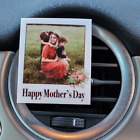 Happy Mother's Day Polaroid Acrylic Car Air Freshener Vent Clip Auto Freshener