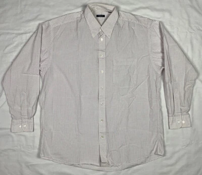 Camisa Burberry London Para Hombre Con Botones XL Azul Rojo A Cuadros B9 Foto 1 de 4