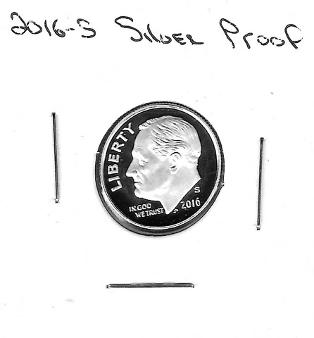 2016-S Silver Roosevelt Dime Proof Cover