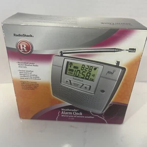 RadioShack NOAA Weather radio Alarm Clock 12-260 Digital Auto Scan AC - Picture 1 of 9