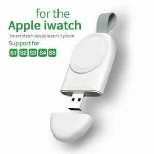 Portable Wireless Charger for IWatch 6 SE 5 4 Charging Dock Station USB Charger - Imagen 1 de 6