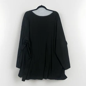 Isaac Mizrahi Live! Essentials Pima Baumwolle Strick Tops Größe 5X schwarz pink lila - Bild 1 von 9