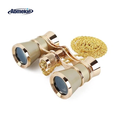 Opera Glasses 3X25 Theater Binoculars W/ Necklace Chain Compact for Women Adults - Image 1 of 4