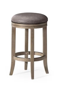 Maven Lane Counter Stool, Reclaimed Oak Finish w/ Ronan Vegan Leather - Picture 1 of 2