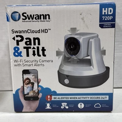 SwannCloud HD Pan & Tilt Wi-Fi Security Camera With Smart Alerts - Image 1 of 2