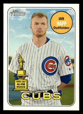2018  Topps Heritage #63 Ian Happ Rookie Cup Chicago Cubs - Image 1 of 2