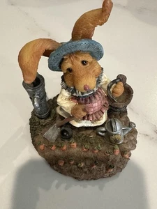 VINTAGE 1997 - Rare- Hippity Hollow Rabbit " Tea for Two " Bunny Vanmark China - Bild 1 von 4