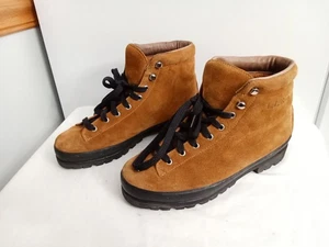 Botas de mujer LL Bean D466 de cuero marrón con cordones Thinsulate talla 8 m - Imagen 1 de 15