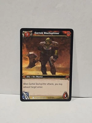 World Of Warcraft TCG Heroes Of Azeroth Gartok Skullsplitter Regular Common - Image 1 of 2