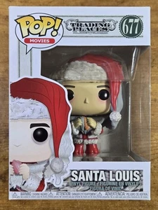 Funko POP ABOVEDADO! Trading Places #677 SANTA LOUIS, 2018 en protector, nuevo - Imagen 1 de 7