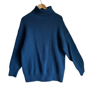 Markenloser Rollkragenpullover Oversize Grobstrick Pullover Medium - Bild 1 von 9