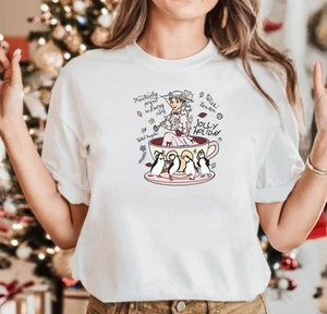 Christmas T-Shirt Novelty Funny Santa Reindeer Xmas Gift Top, Mary Christmas - Picture 1 of 5