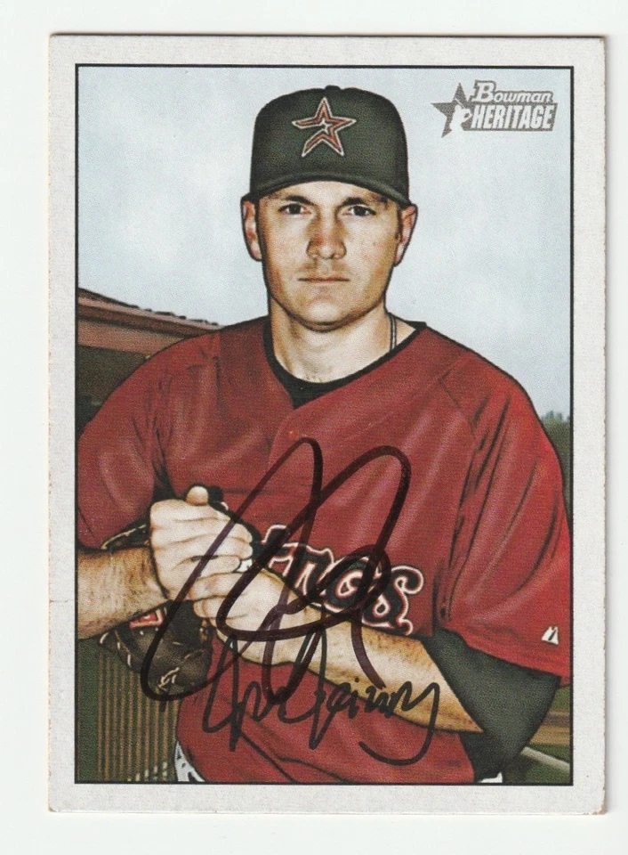 Jason Jennings Signed 2007 Bowman Heritage Card #46 Auto Astros Autograph COA - Image 1 of 1