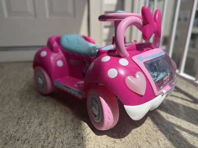 Coche de panadería móvil Minnie Mouse 6V juguete Disney Foto 1 de 4