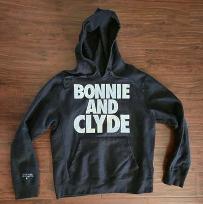 Sudadera con Capucha Bonnie And Clyde Rock Wear Negra Blanca Para Hombre Talla M Jayz Beyoncé Foto 1 de 4