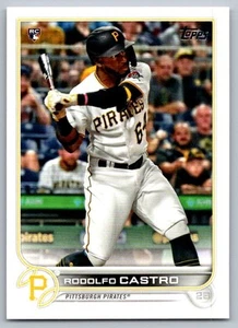 2022 Topps Rodolfo Castro Rookie Pittsburgh Pirates #85 - Picture 1 of 2