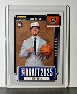 Koby Brea Rookie 2025-26 Panini NBA #32 Draft Night Card Phoenix Suns - Picture 1 of 6