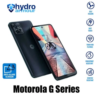 Heavy Duty Matte Anti-Glare Hydrogel Screen Protector | HD Motorola G G86 G56 G0 - Image 1 of 4