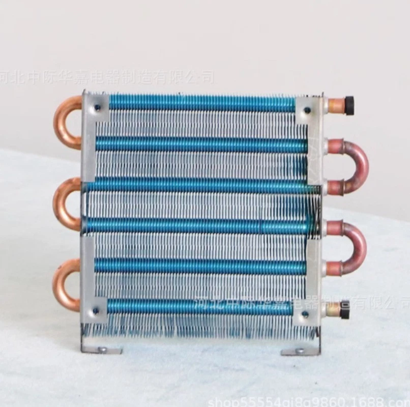 1PC CP1X6X120 Mini Condenser Mini Radiator Copper Tube Fin Evaporator - Image 1 of 3