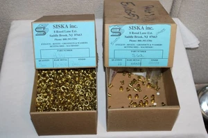 Lot of SISKA Inc. Brass Eyelets Grommets A36 ~ S62 Bates - Picture 1 of 8