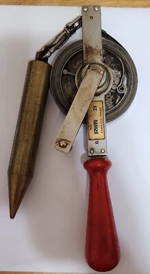 Irwin K25 Gauging Tape Measure 1/2" Blade 25ft. Increment  Plumb Bob - Image 1 of 4