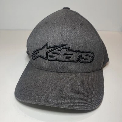 Gorra Alpinestars Blaze Flexfit - Gris Oscuro/Negro - S/M - Gorra con Tapa para Hombre Foto 1 de 3