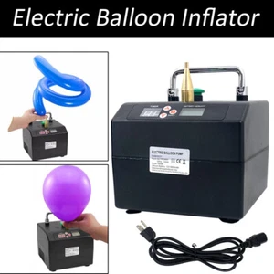 120W Bomba de globo eléctrico portátil soplador de aire globo inflador fiesta cumpleaños - Imagen 1 de 11