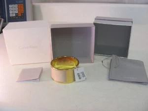 Calvin Klein verzaubertes goldfarbenes Edelstahlarmband - Bild 1 von 10