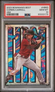 2023 Bowman's Best Corbin Carroll Him Rookie Card #HIM-3 PSA 10 Gem Mint - Bild 1 von 2