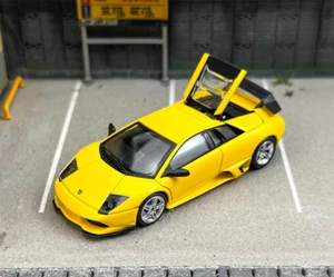 PK 1:64 Yellow Murcielago LP640 Coupe Sports Model Diecast Collect Car - Picture 1 of 5